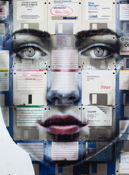 Floppy Disk Portraits