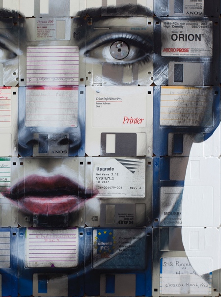 Nicholas Gentry Floppy Disk Art