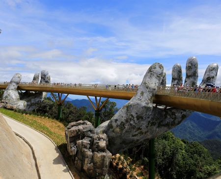 Cau Vang Bridge Vietnam