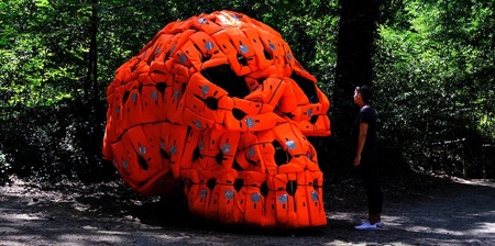 Skull Made of Life Vests