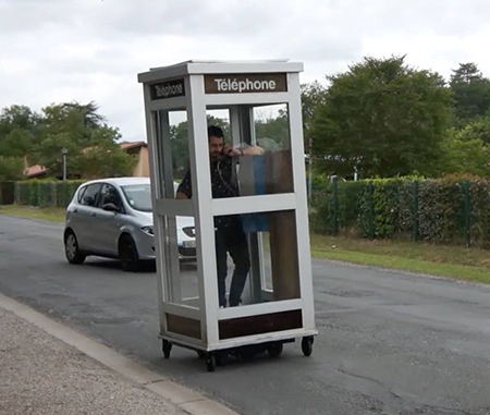 Mobile Telephone Booth