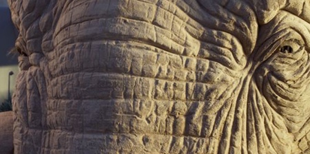 Elephant Made of Sand