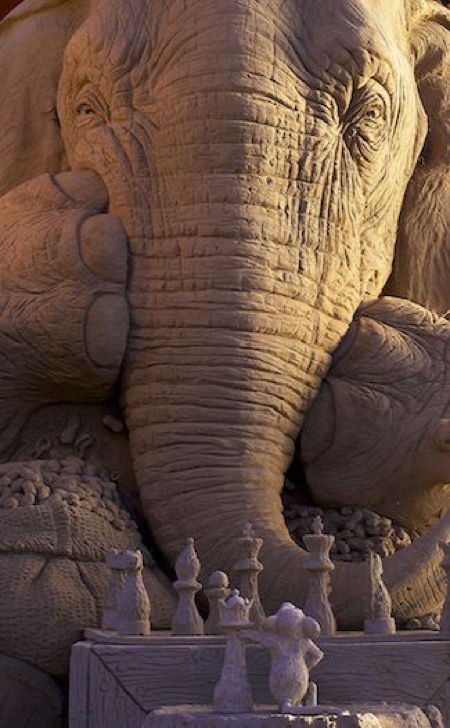 Ray Villafane Sand Elephant