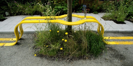 Road Lines Bench