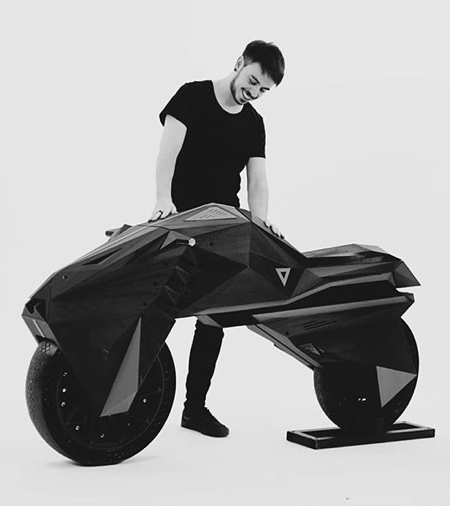 3D Printed Electric Motorcycle