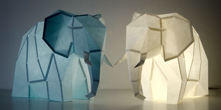 Animal Paper Lamps