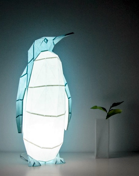 Penguin Paper Lamp