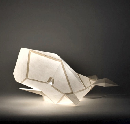 Whale Paper Lamp