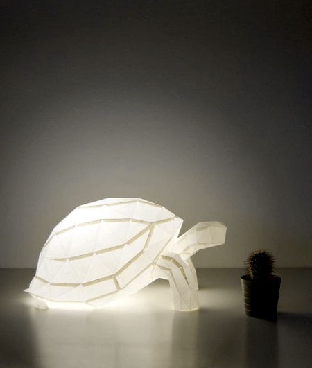 Turtle Paper Lamp