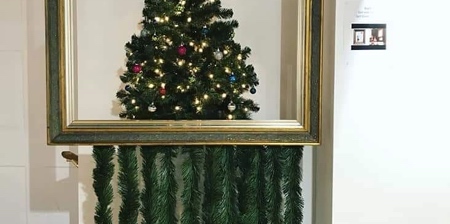 Banksy Christmas Tree