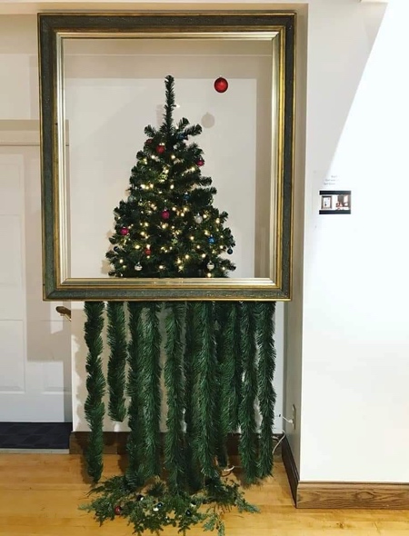 Banksy Shredded Painting Christmas Tree