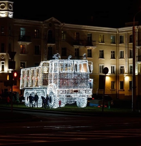 Christmas Truck in Minsk