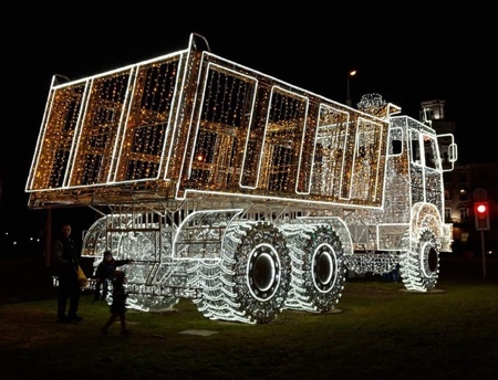 Christmas Truck in Belarus