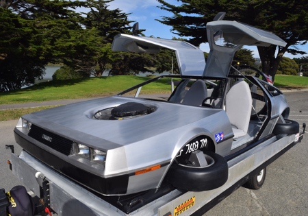 Handmade Delorean Hovercraft