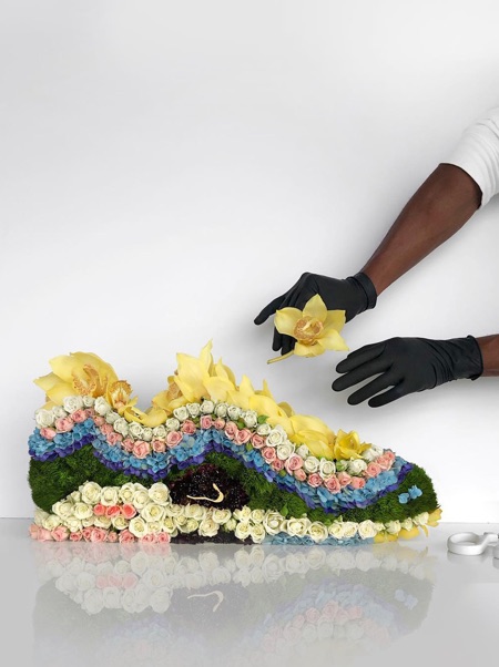 Flower Shoe Sculpture