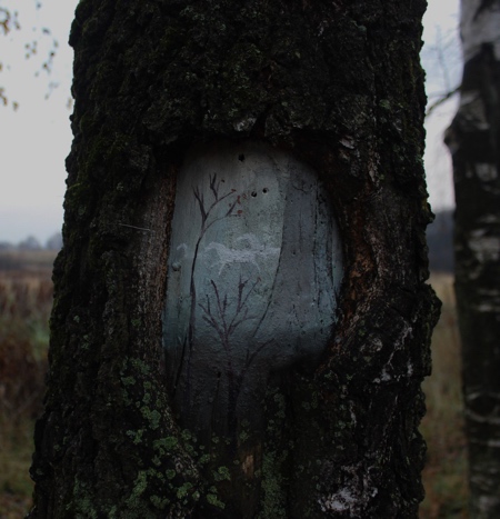 Dudnikova Eugeniya Paintings on Trees