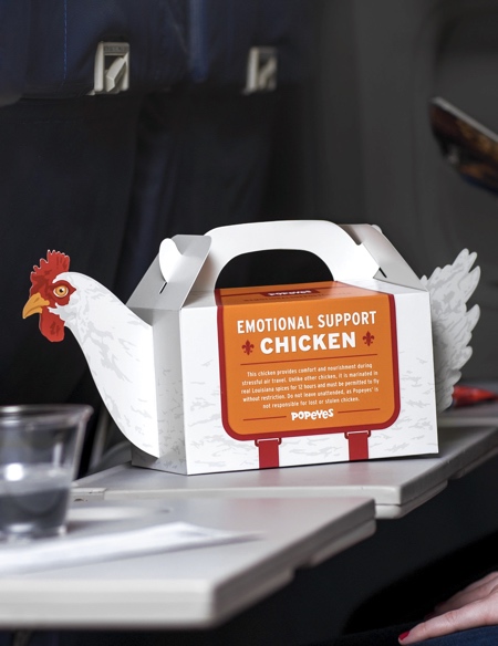 Popeyes Emotional Support Chicken