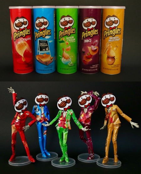 Haruki Pringles Sculptures