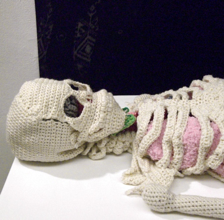 Crocheted Human Skeleton