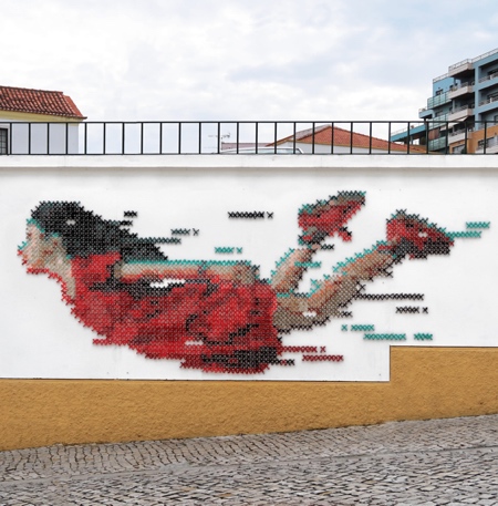 Cross Stitch Street Art