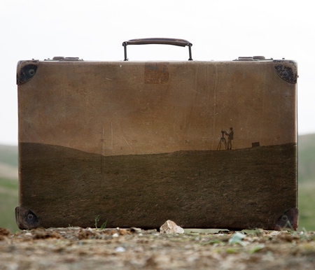 Suitcase Painting