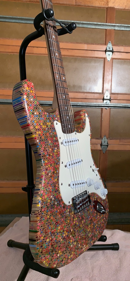 Colored Pencils Guitar