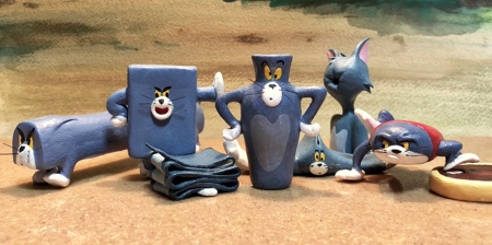 Tom and Jerry Sculptures