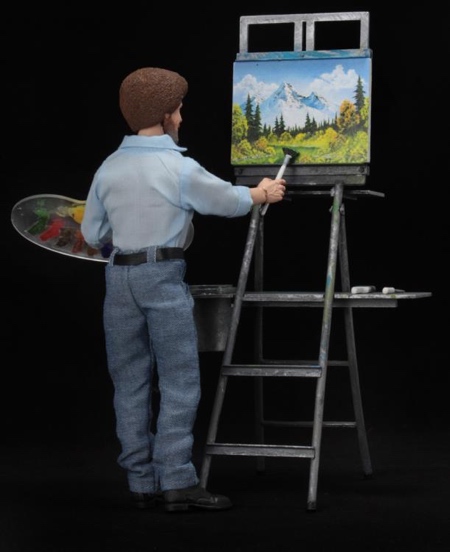 The Joy of Painting Bob Ross Figure