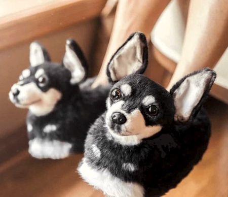 Dog Plush Slippers