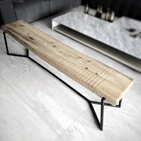 Flexible Wooden Bench