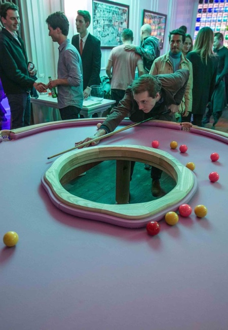 Cleon Daniel Doughnut Pool Table