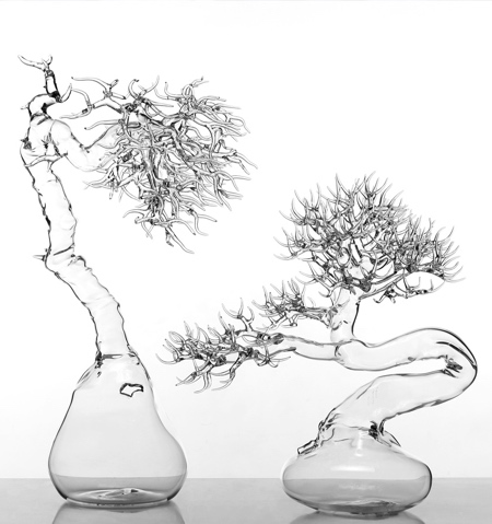 Simone Crestani Glass Bonsai Trees