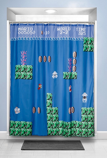 Mario Shower Curtain