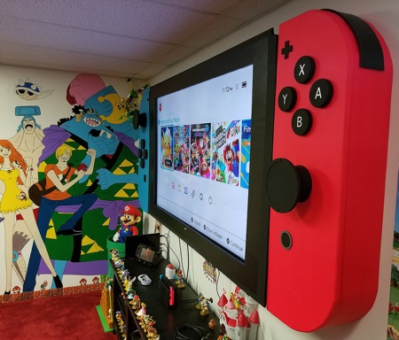 Giant Nintendo Switch TV