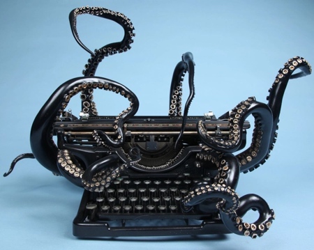 Courtney Brown Octopus Typewriter