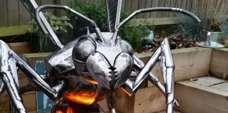 Fighting Hornet Fire Pit