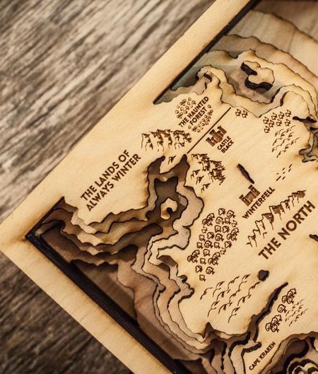 Game of Thrones 3D Map