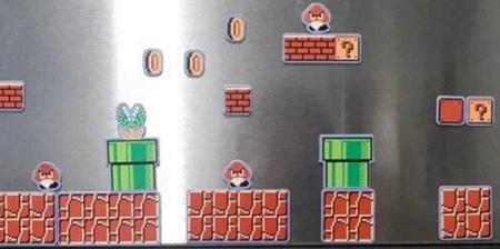 Super Mario Fridge Magnets