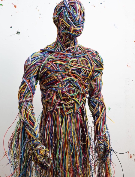 Human Made of Wire