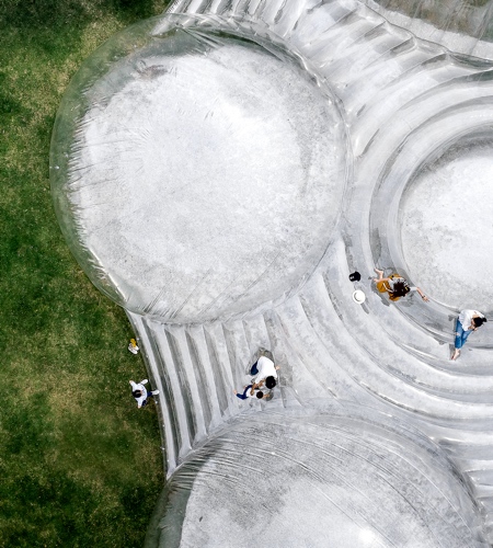 Inflatable Mountain in China