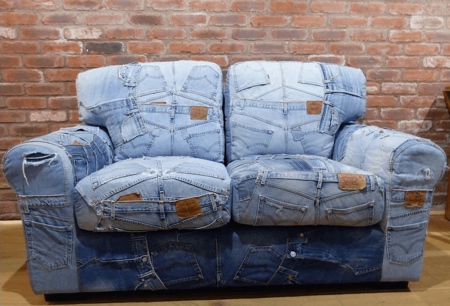 Denim Jeans Sofa