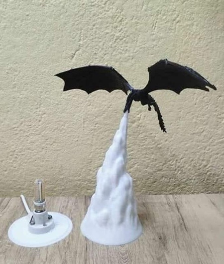 3D Printed Dragon Lamp