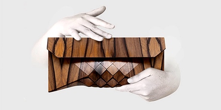 Wooden Clutch Purse