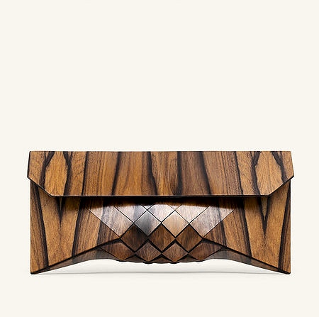 Wooden Clutch Bag