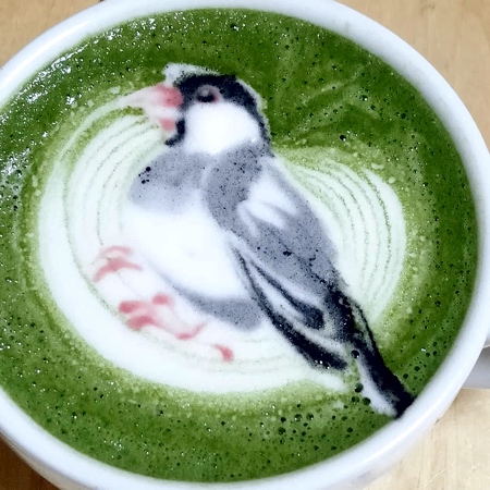 Birds Latte Art