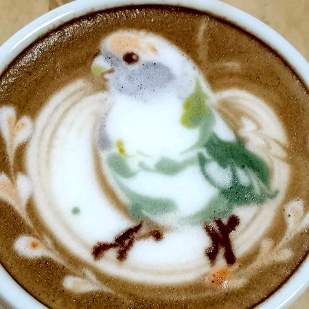 Bird Latte Art