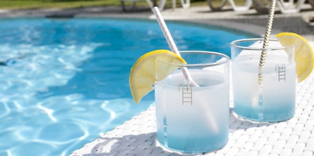 Swimming Pool Drinking Glass