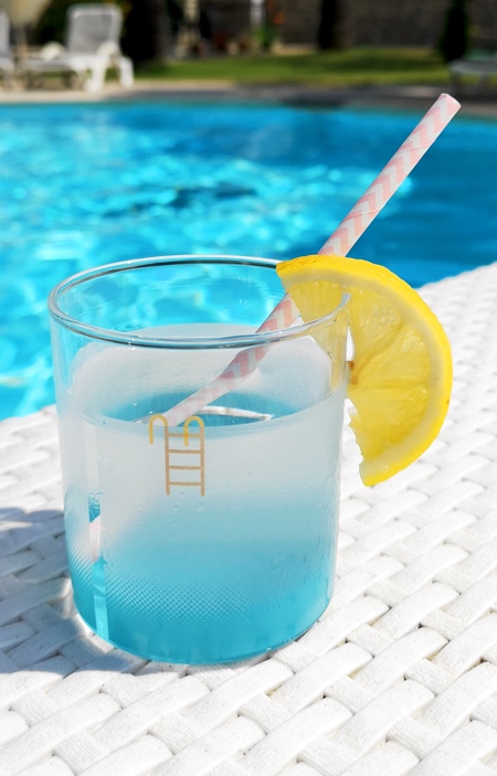 Pool Drinking Glass