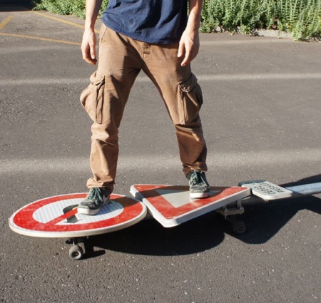 Street Sign Skateboard