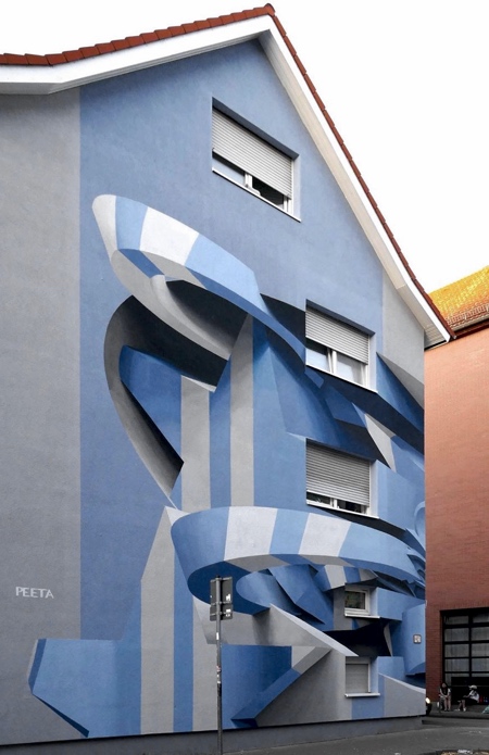 Peeta 3D Street Art Building